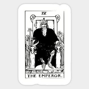 Tarot the emperor Sticker